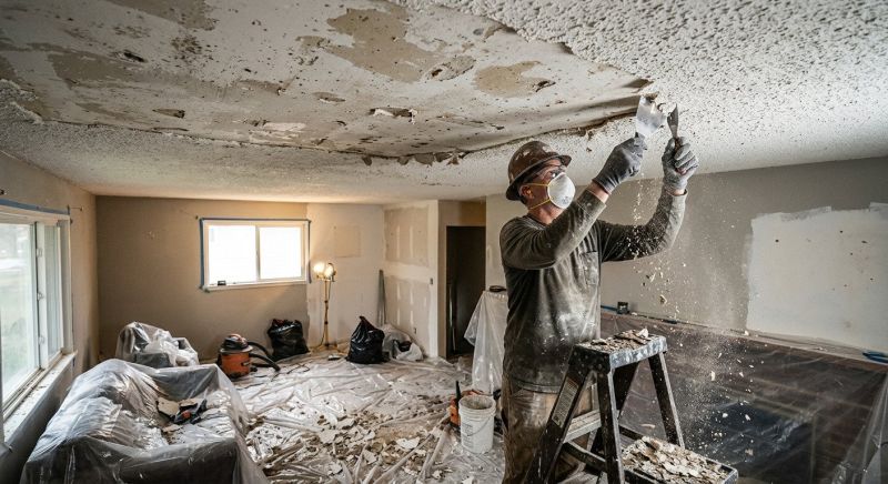 Knockdown Ceiling Removal in Waco, TX